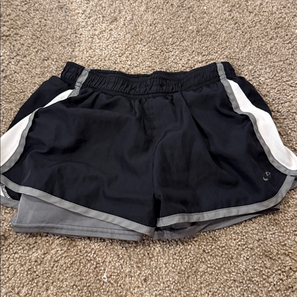 Black and Gray Athletic Shorts